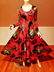 Hobo Chic 1950's multi colored floral printed maxi gown - 6