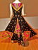 Vtg Hobo Chic 1960's floral modern maxi fluid Gown - 3