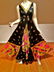 Vtg Hobo Chic 1960's floral modern maxi fluid Gown - 4
