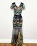 Floral Embroidered 2pc Maxi skirt Set crop top - 3