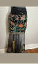 Floral Embroidered 2pc Maxi skirt Set crop top - 7