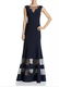 Lace overlay Trumpet formal Evening Gown Retailed $530 - 2