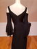 Ralph Lauren 90's cold shoulder high slit maxi gown - 3