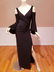 Ralph Lauren 90's cold shoulder high slit maxi gown - 5