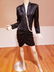 Vtg Vicky Tiel Paris Couture silk dress Swarovski