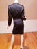 Vtg Vicky Tiel Paris Couture silk dress Swarovski - 2