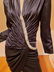 Vtg Vicky Tiel Paris Couture silk dress Swarovski - 5