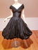 David Fielden England pure silk bubble hem Couture