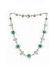 Exquisite Platinum Colombian Emerald Diamond Necklace - 10
