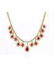 Contemporary Yellow Gold Ruby and Diamond Necklace - 3