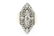 1970's White Gold and Diamond Ring