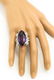 1970's White Gold Diamond and Amethyst Ring - 2