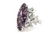 1970's White Gold Diamond and Amethyst Ring - 3