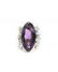1970's White Gold Diamond and Amethyst Ring - 4