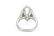 Estate 1980's 18k White Gold and Diamond Ring Mounting - 2