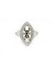 Estate 1980's 18k White Gold and Diamond Ring Mounting - 4