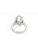 Estate 1980's 18k White Gold and Diamond Ring Mounting - 7