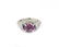 Contemporary Platinum Diamond and Fancy Color Sapphire