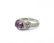 Contemporary Platinum Diamond and Fancy Color Sapphire - 2