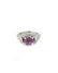 Contemporary Platinum Diamond and Fancy Color Sapphire - 4
