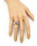 Contemporary Platinum Diamond and Fancy Color Sapphire - 5