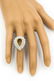 Contemporary Platinum Yellow Gold and Diamond Cluster - 2