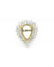 Contemporary Platinum Yellow Gold and Diamond Cluster - 4