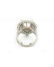 Contemporary Platinum Yellow Gold and Diamond Cluster - 7