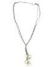 Contemporary White Gold Diamond and Biwa Pearl Necklace - 4