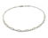 Contemporary White Gold and Diamond Necklace