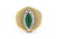 Contemporary Yellow Gold Diamond and Jade Ring