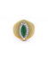 Contemporary Yellow Gold Diamond and Jade Ring - 4
