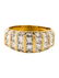Contemporary Yellow Gold and Quadrillion Diamond Ring