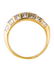 Contemporary Yellow Gold and Quadrillion Diamond Ring - 3