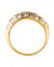 Contemporary Yellow Gold and Quadrillion Diamond Ring - 4