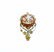 Victorian Yellow and Rose Gold Cameo Pendant