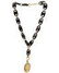 Victorian Yellow Gold Onyx Enamel and Pearl Pendant - 4