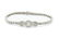 Art Deco Contemporary White Gold and Diamond Bracelet