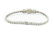 Art Deco Contemporary White Gold and Diamond Bracelet - 3