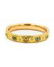 Estate 1940's Yellow Gold and Gemstone Bangle Bracelet - 6