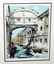 Vintage Belgian Print Venetian Canals Roger Hebbelinck - 2