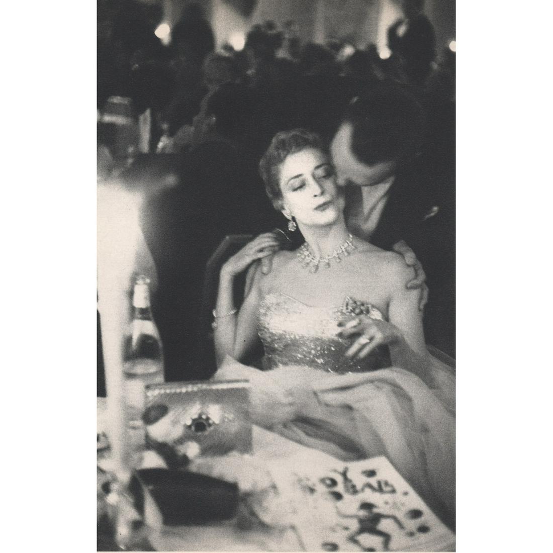 ROBERT FRANK - New York City - Charity Ball: Artist: ROBERT FRANK Print Title: New York City - Charity Ball Medium: Sheet-fed Gravure Printing Date: 1950's Printed in France Image Size approx: 6.75 x 4.5 inches Robert Frank (1924-2019) was an Am