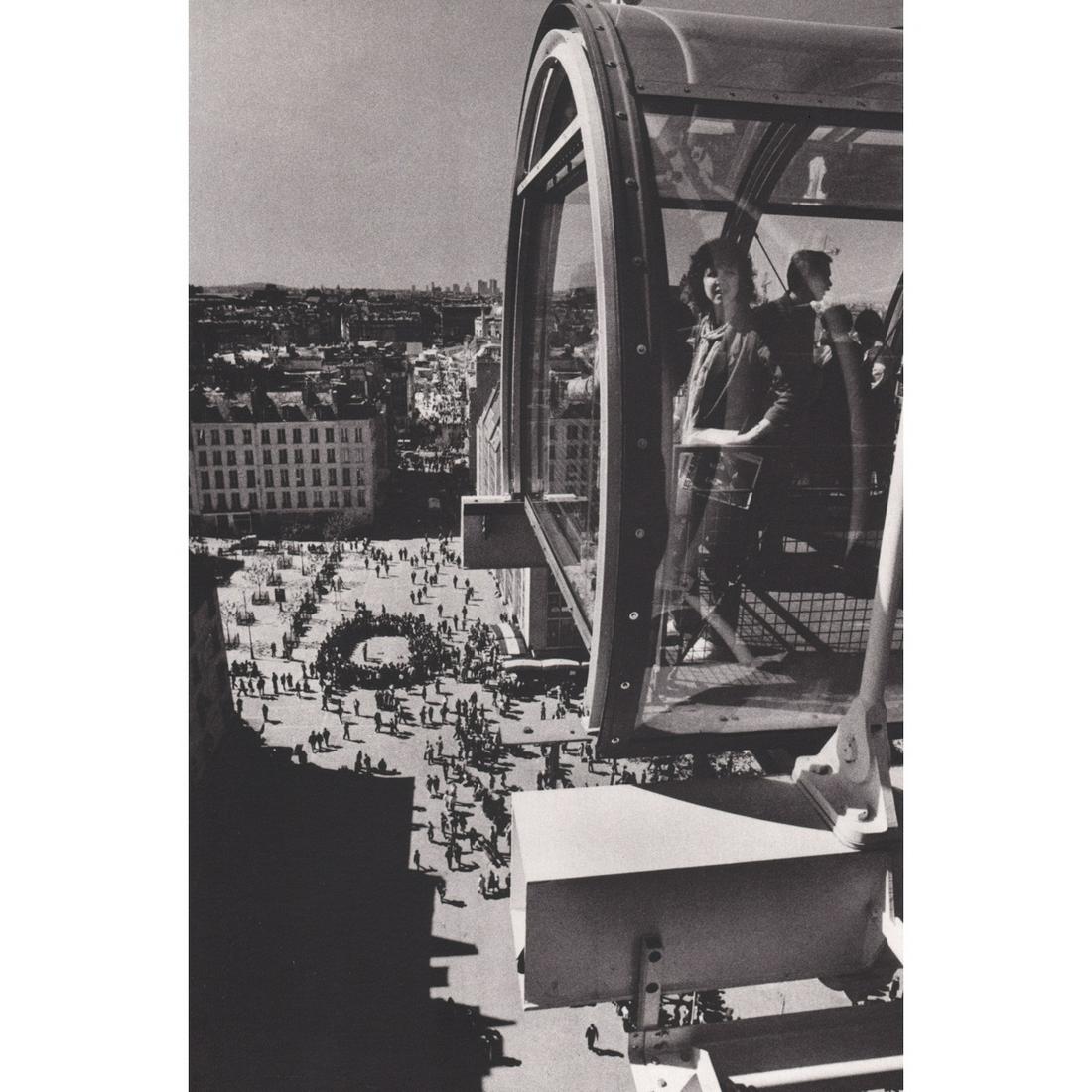 JEAN-CLAUDE GAUTRAND - Centre Pompidou, 1981: Artist: JEAN-CLAUDE GAUTRAND Print Title: From the top of Centre Pompidou, 1981 Medium: Sheet-fed Gravure Printing Date: 1980's Printed in France Image Size: 11.5 x 7.75 inches Jean-Claude Gautrand (b
