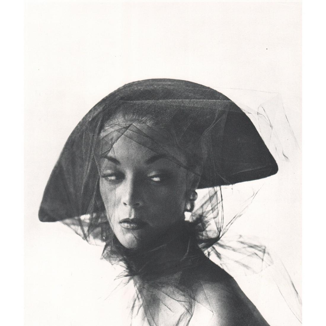 IRVING PENN - New York Night Look, 1949: Artist: IRVING PENN Print Title: New York Night Look, 1949 Medium: Sheet-fed Gravure Printing Date: 1960's Printed in Switzerland Image Size approx: 8.5 X 7.5 inches Irving Pennwas an American photogr