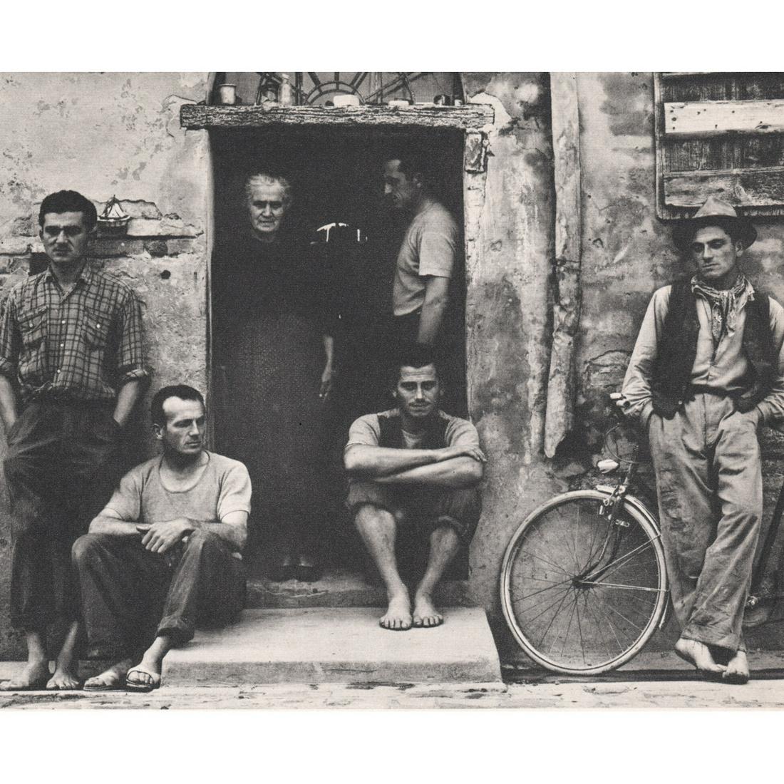 PAUL STRAND - The Family, Luzzara, Italy 1953: Artist: PAUL STRAND Print Title: The Family, Luzzara, Italy 1953 Medium: Sheet-Fed Gravure Printing Date: 1960's Printed in The Netherlands Image Size: 5.5 X 7 inches Paul Strand (1890–1976) was an