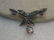 Vintage Sterling Marcasite Art Deco Brooch, Dangle Pink - 4