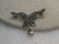 Vintage Sterling Marcasite Art Deco Brooch, Dangle Pink - 5