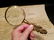 Metal Leaf Magnifying Glass