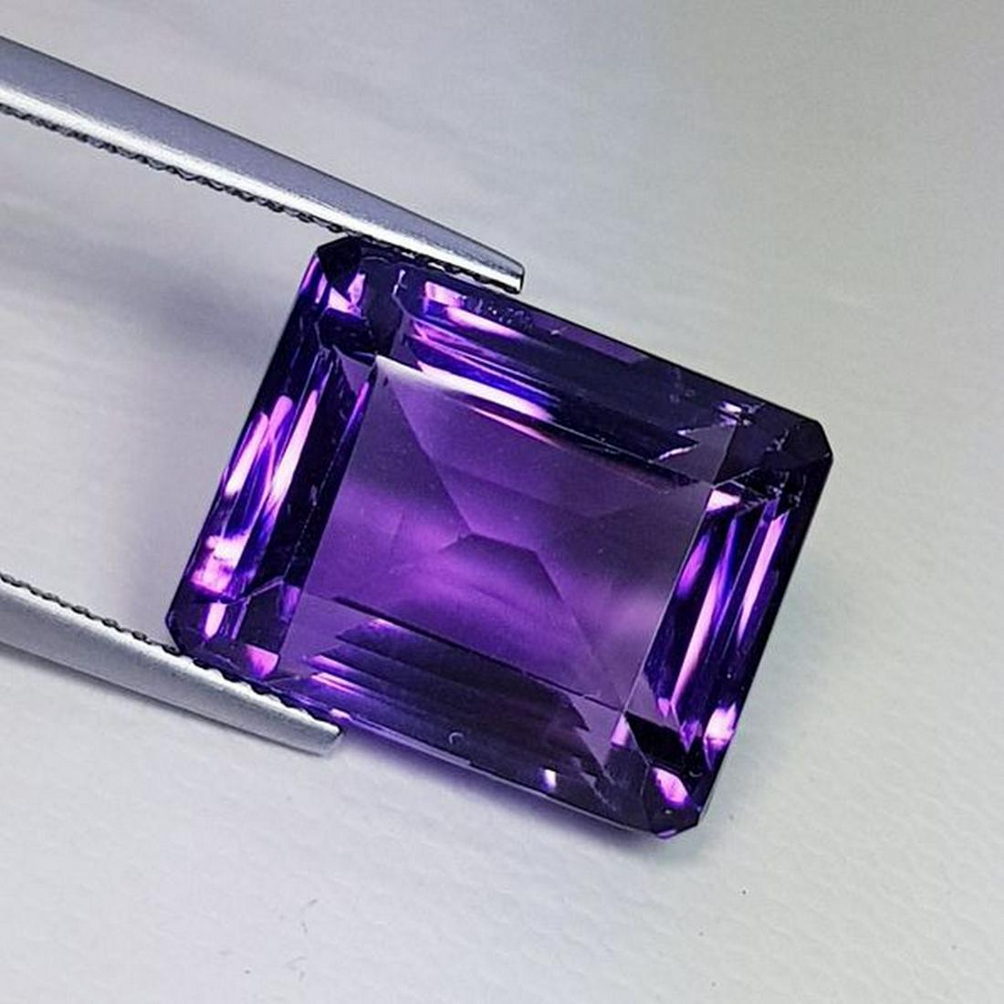Natural Amethyst Emerald Cut 15.64 ct (1 of 5)