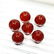 22.34 ct Natural 8mm Carnelian Drilled Beads